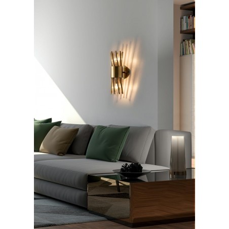 MSE010100338 MOOSEE lampa ścienna LORENZO złota