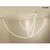 MSE1501100441 MOOSEE lampa wisząca LASSO 300 Smart      złota