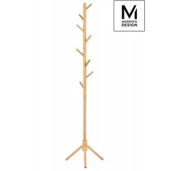 281.NATURAL MODESTO wieszak stojący STICK naturalny - drewno bukowe