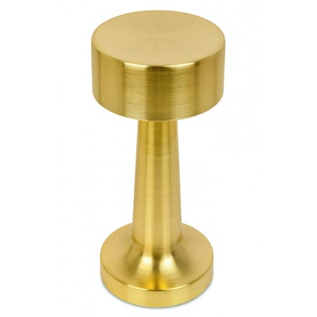 LEE.GOLD Lampa biurkowa LEE złota - wbudowana bateria, LED