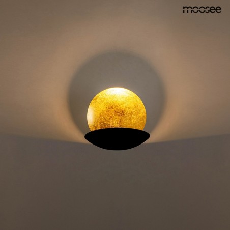 MSE010400202 MOOSEE lampa ścienna ECLISE  złota / czarna