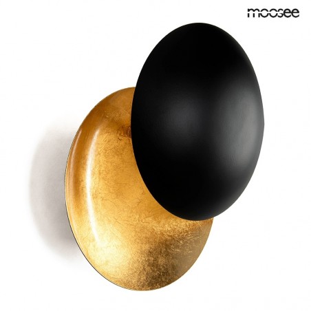 MSE010400202 MOOSEE lampa ścienna ECLISE  złota / czarna