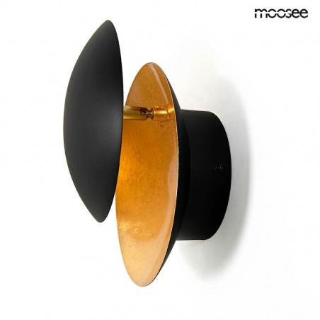 MSE010400202 MOOSEE lampa ścienna ECLISE  złota / czarna