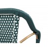 KH1501100286 Krzesło CAFE MIRAMAR turkus / morski      rattan