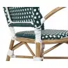 KH1501100286 Krzesło CAFE MIRAMAR turkus / morski rattan