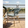 KH1501100286 Krzesło CAFE MIRAMAR turkus / morski      rattan