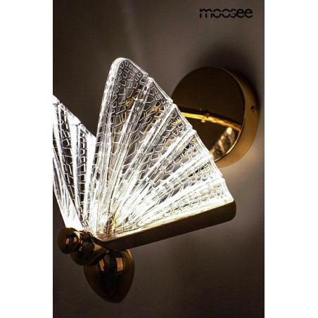 MSE010100324 MOOSEE lampa ścienna BUTTERFLY M złota