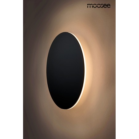 MSE010100393 MOOSEE lampa ścienna SHADOW SUN 25 czarna