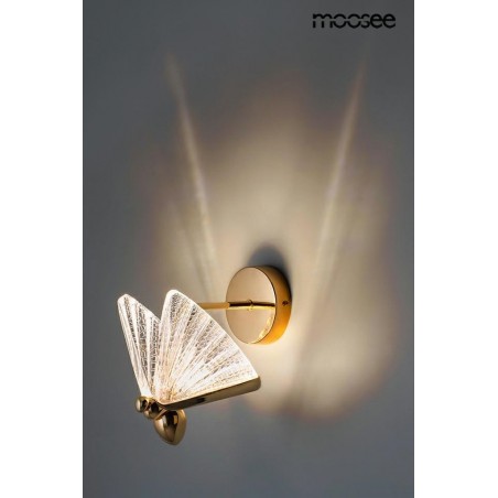 MSE010100323 MOOSEE lampa ścienna BUTTERFLY S złota