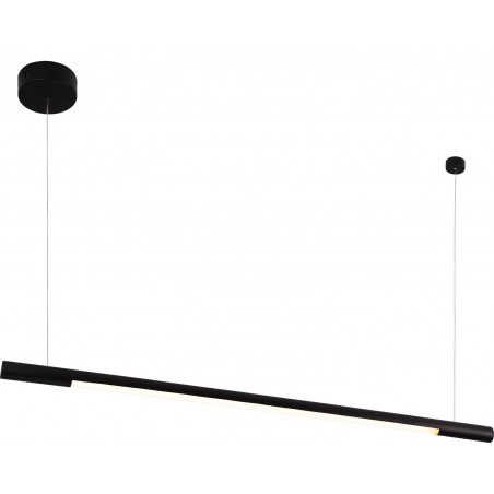 MAXLIGHT P0354D LAMPA WISZĄCA ORGANIC HORIZON 100CM CZARNA ŚCIEMNIALNA