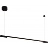 MAXLIGHT P0354D LAMPA WISZĄCA ORGANIC HORIZON 100CM CZARNA ŚCIEMNIALNA