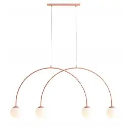 LAMPA WISZĄCA UNA 4 CORAL S...