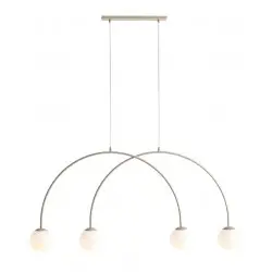 LAMPA WISZĄCA UNA 4 BEIGE S...