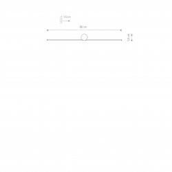 SPIN LED S Czarny 9W