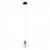 Lampa Wisząca Tasa 1xLED czarna PL0143-1 YASKR