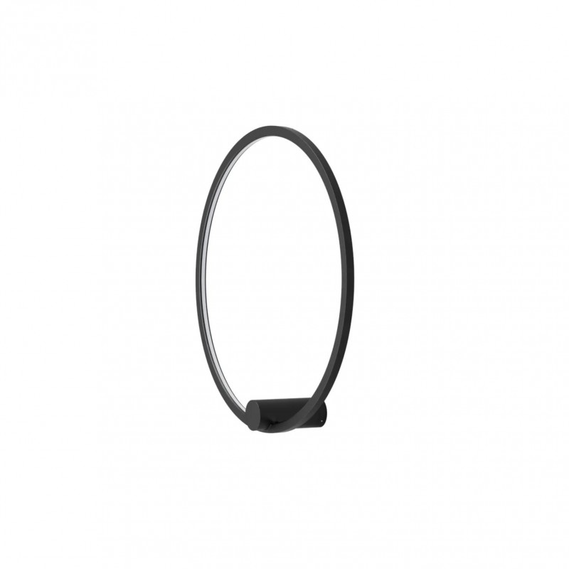 Kinkiet Ringa M 1xLED czarny WL0116-M-BK YASKR