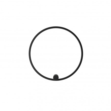 Kinkiet Ringa M 1xLED czarny WL0116-M-BK YASKR