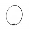 Kinkiet Ringa L 1xLED czarny WL0116-L-BK YASKR