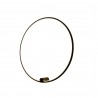 Kinkiet Ringa L 1xLED czarny WL0116-L-BK YASKR