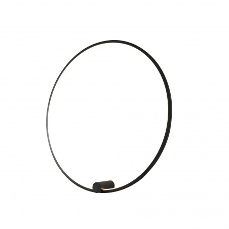 Kinkiet Ringa L 1xLED czarny WL0116-L-BK YASKR