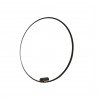 Kinkiet Ringa L 1xLED czarny WL0116-L-BK YASKR