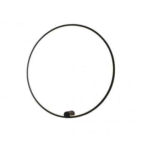 Kinkiet Ringa L 1xLED czarny WL0116-L-BK YASKR