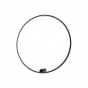 Kinkiet Ringa L 1xLED czarny WL0116-L-BK YASKR