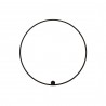Kinkiet Ringa L 1xLED czarny WL0116-L-BK YASKR