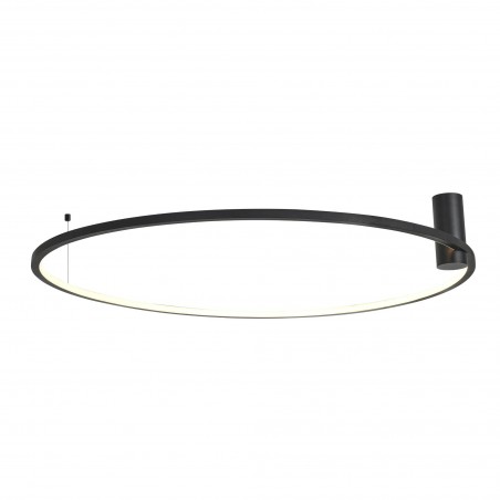 Plafon Ringa L 1xLED czarny CL0112-L-BK YASKR