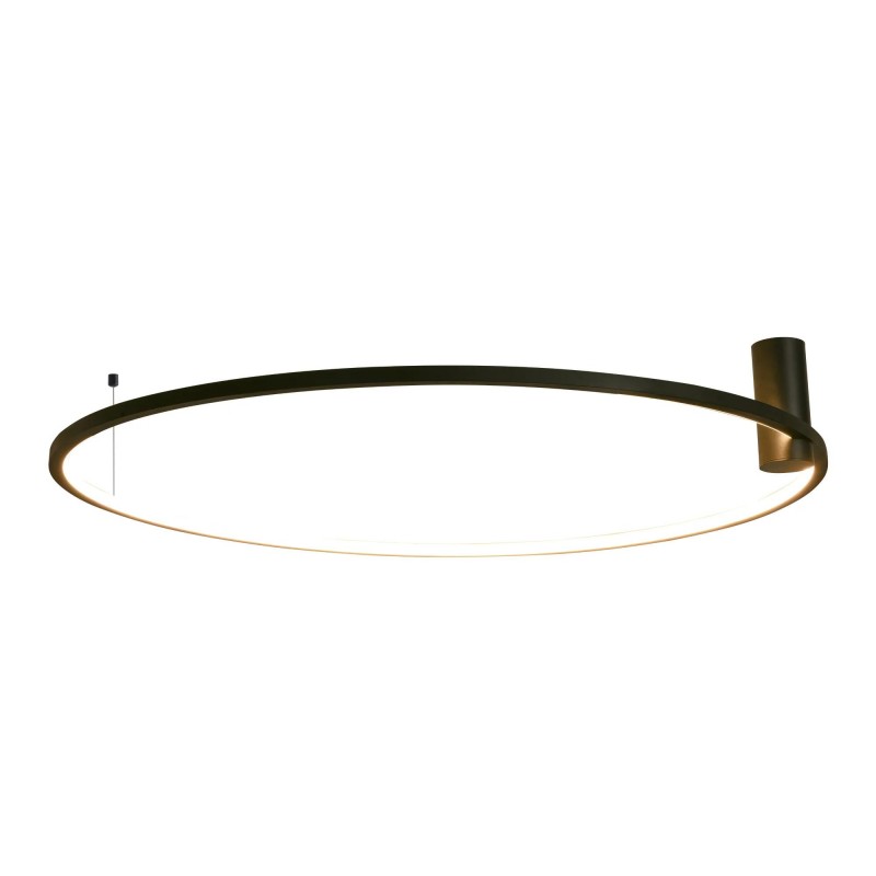 Plafon Ringa L 1xLED czarny CL0112-L-BK YASKR