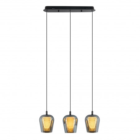 Lampa Wisząca Keso 3xLED czarna PL0141-3 YASKR Lampa Wisząca Keso 3xLED czarna PL0141-3 YASKR