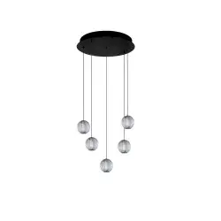 Lampa Wisząca Czarna Edem 5...