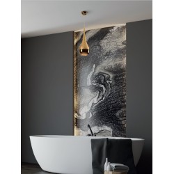 MAXLIGHT P0308 LAMPA WISZĄCA DROP ZŁOTA