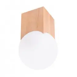 Plafon SOLIS naturalne drewno SL.1407 Sollux