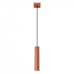 Lampa wisząca LAGOS 1 ochra czerwona SL.1489 Sollux