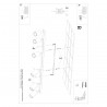 Plafon RING 6L beżowy SL.1499 Sollux