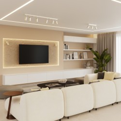 Plafon RING 6L beżowy SL.1499 Sollux