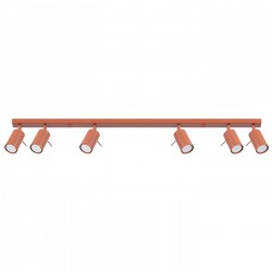Plafon RING 6L ochra czerwona SL.1511 Sollux