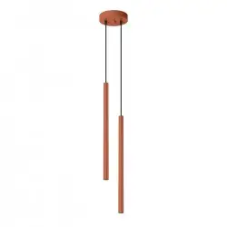Lampa wisząca PASTELO 2 ochra czerwona SL.1525 Sollux