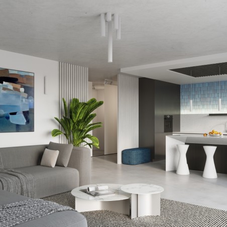 Plafon KARBON 20 biały SL.1531 Sollux