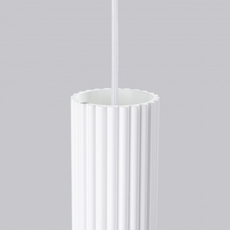 Lampa wisząca KARBON 1 biały SL.1535 Sollux