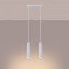 Lampa wisząca KARBON 2 biały SL.1536 Sollux
