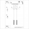 Lampa wisząca KARBON 2 biały SL.1536 Sollux