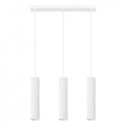 Lampa wisząca KARBON 3L biały SL.1537 Sollux