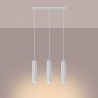 Lampa wisząca KARBON 3L biały SL.1537 Sollux