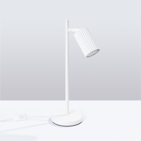 Lampa biurkowa KARBON biała SL.1548 Sollux