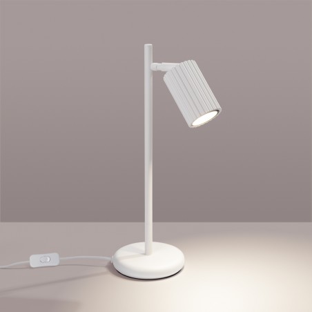 Lampa biurkowa KARBON biała SL.1548 Sollux