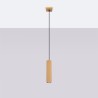 Lampa wisząca KARBON 1 złoty SL.1554 Sollux