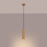 Lampa wisząca KARBON 1 złoty SL.1554 Sollux