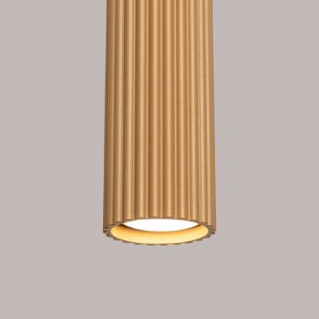 Lampa wisząca KARBON 1 złoty SL.1554 Sollux
